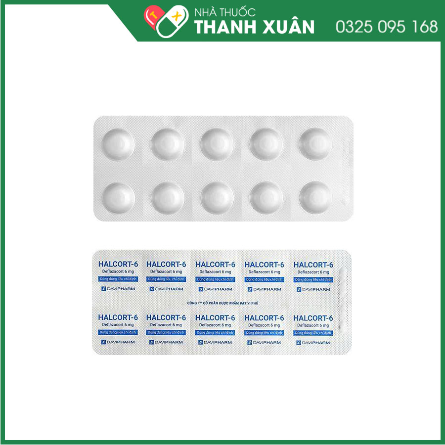 Halcort-6 thuốc chống viêm và ức chế miễn dịch